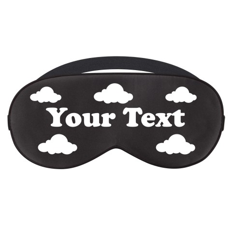 - Black with Clouds Theme (Personalised with Text)