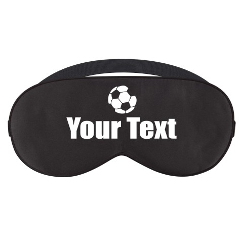 - Black with Footy Theme (Personalised with Text)