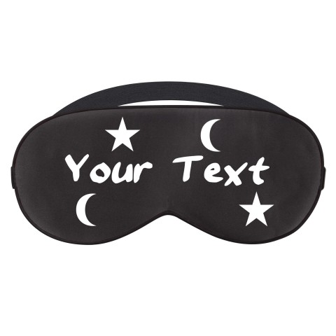 - Black with Moon & Stars Theme (Personalised with Text)