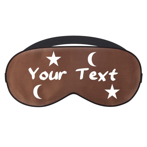 - Brown with Moon & Stars Theme (Personalised with Text)