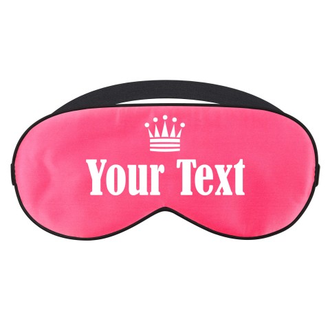- Fuchsia Pink with Princess Theme (Personalised with Text)