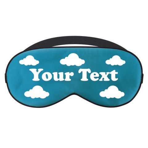 - Peacock Blue with Clouds Theme (Personalised with Text)