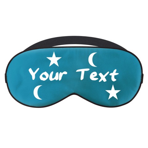 - Peacock Blue with Moon & Stars Theme (Personalised with Text)