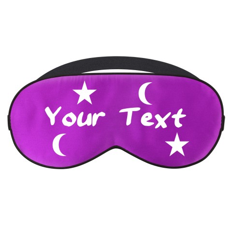 - Purple with Moon & Stars Theme (Personalised with Text)