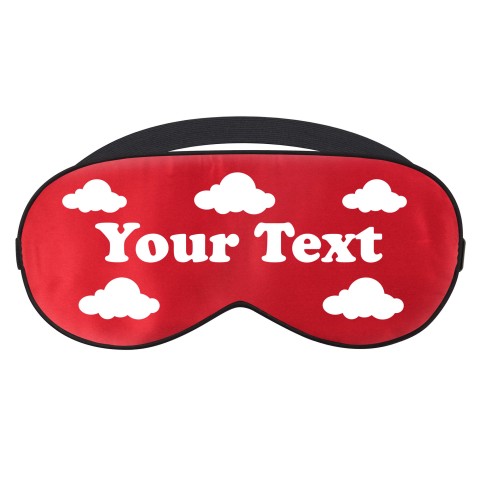 - Red with Clouds Theme (Personalised with Text)