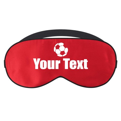 - Red with Footy Theme (Personalised with Text)