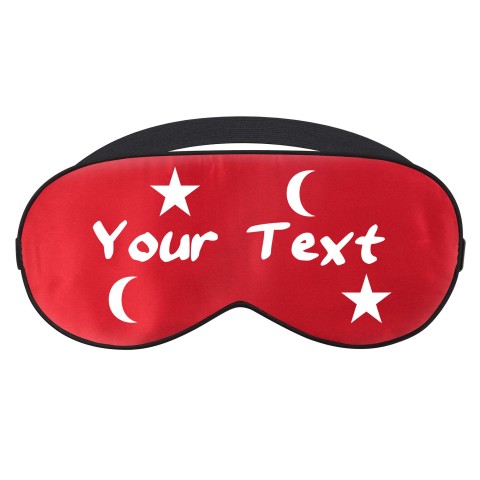 - Red with Moon & Stars Theme (Personalised with Text)