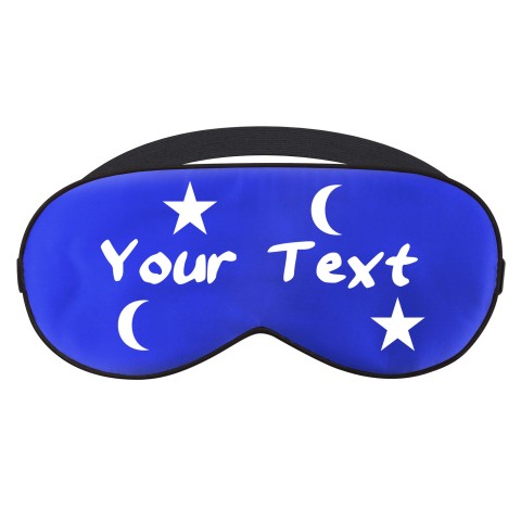 - Royal Blue with Moon & Stars Theme (Personalised with Text)
