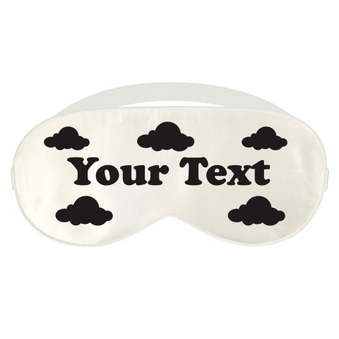 - White with Clouds Theme (Personalised with Text)