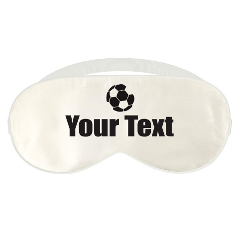 - White with Footy Theme (Personalised with Text)