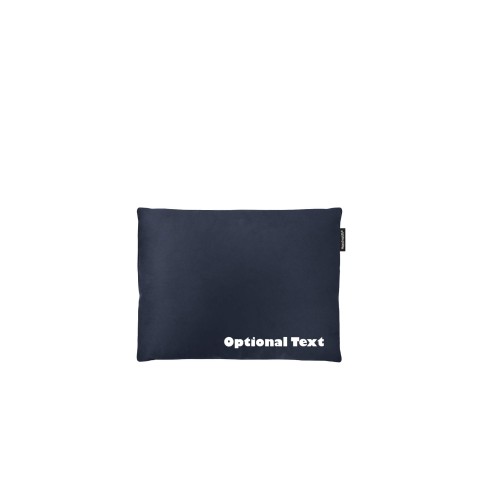 - 40cm x 30cm and Removable Cover - Navy Blue Cotton Fabric (Personalised with Text)