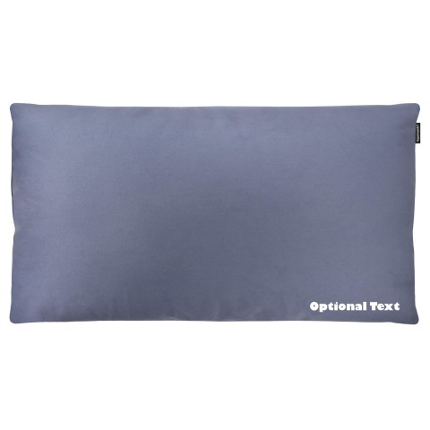 - 91cm x 48cm (King Size) and Removable Cover - Gothic Blue Luxury Cotton Fabric (Personalised with Text)