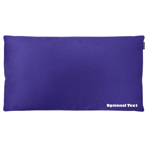 - 91cm x 48cm (King Size) and Removable Cover - Royal Blue Cotton Fabric (Personalised with Text)