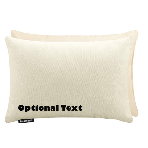 (30cm x 20cm) and Removable Cover - Natural Cotton Fabric (Personalised with Text)
