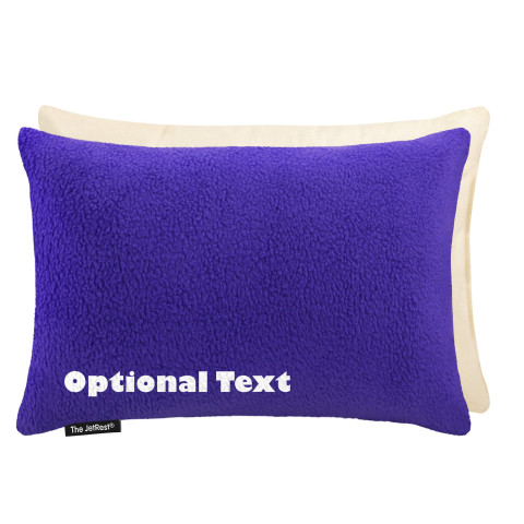 (30cm x 20cm) and Removable Cover - Royal Blue Fleece Fabric (Personalised with Text)