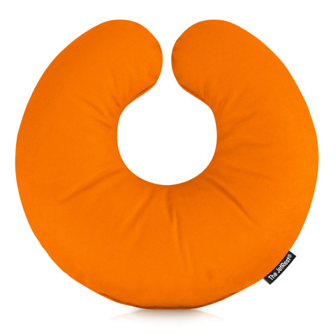 (30cm) with No Design or Style (Character / Icon) - Orange Mock Suede Polyester Fabric (Personalised with Text)
