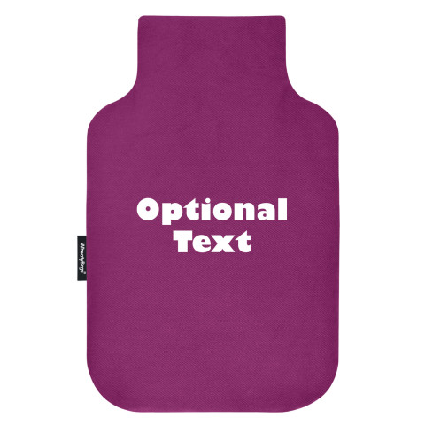 Standard (2 Litre) Size - Purple Cotton Fabric (Personalised with Text)
