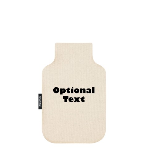 - Mini (750ml) and 'Pillow Case Style' Removable Cover - Natural - Organic Cotton (Personalised with Text)