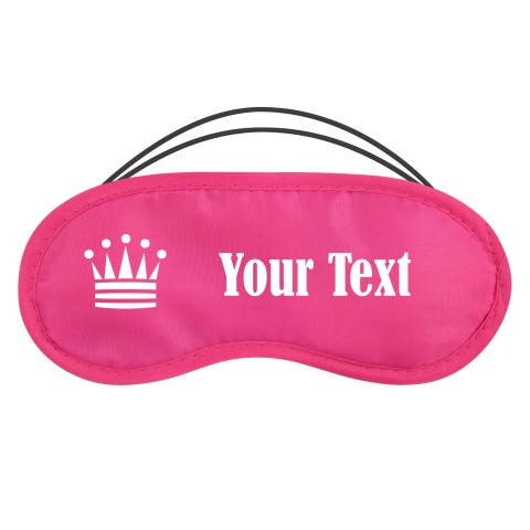 with Princess Theme - Fuchsia Pink Polyester (Personalised with Text)