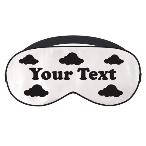 with Clouds Theme - White (Personalised with Text)