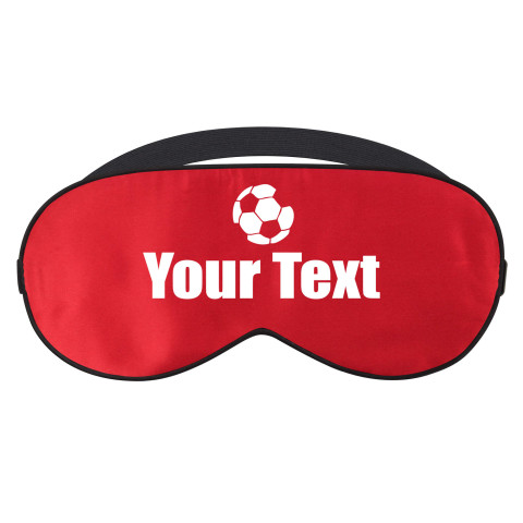 with Footy Theme - Red (Personalised with Text)