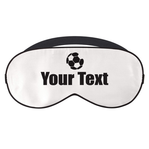 with Footy Theme - White (Personalised with Text)