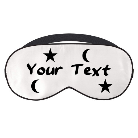 with Moon & Stars Theme - White (Personalised with Text)