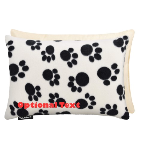 (30cm x 20cm) - Paws Print Fleece Fabric and Removable Cover