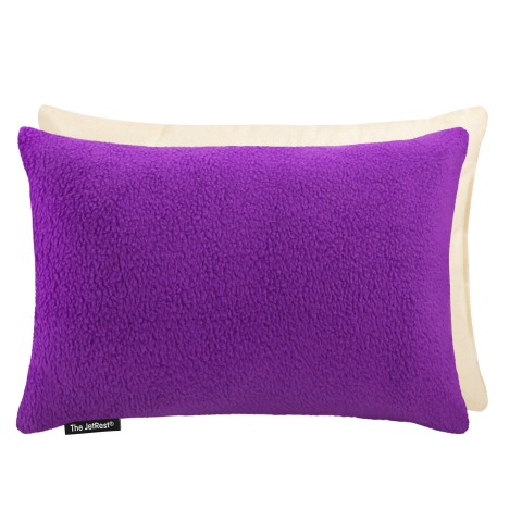 (30cm x 20cm) - Purple Fleece Fabric and Removable Cover (Personalised with Text)