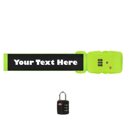 - Green Strap - Black Padlock