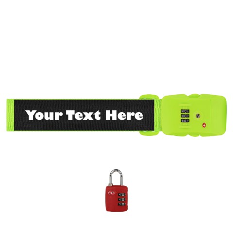 - Green Strap - Red Padlock