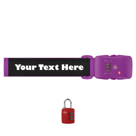 - Purple Strap - Red Padlock