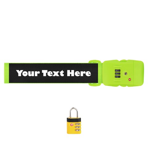 - Green Strap - Yellow Padlock