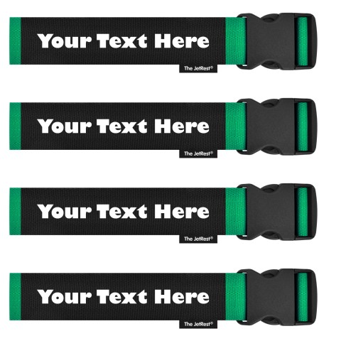 (Strap 250cm) - Green (Personalised with Text)