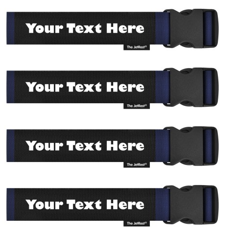 (Strap 250cm) - Navy Blue (Personalised with Text)