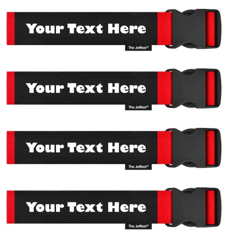 (Strap 250cm) - Red (Personalised with Text)