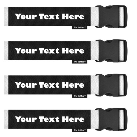 (Strap 250cm) - White (Personalised with Text)