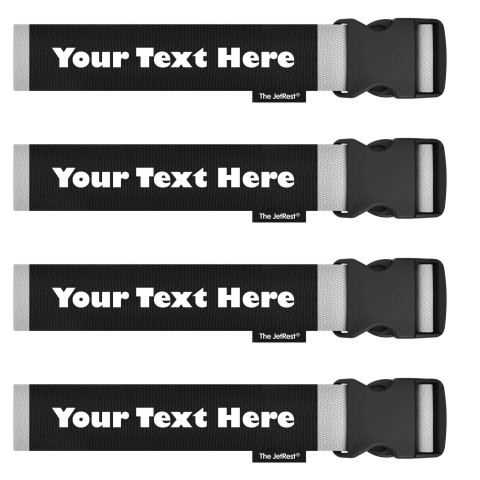 (Strap 300cm) - Silver Grey (Personalised with Text)