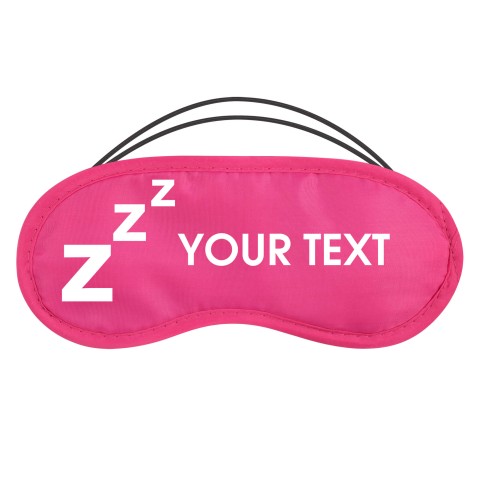 with ZZZ design - Fuchsia Pink Polyester (Personalised with Text)