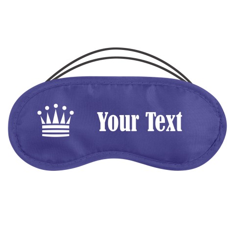 with Princess Theme - Royal Blue Polyester (Personalised with Text)