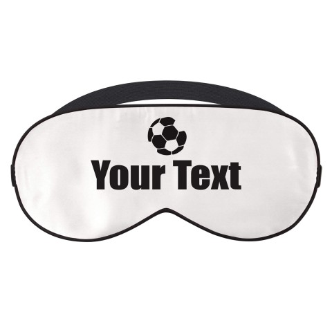 with Footy Theme - White (Personalised with Text)