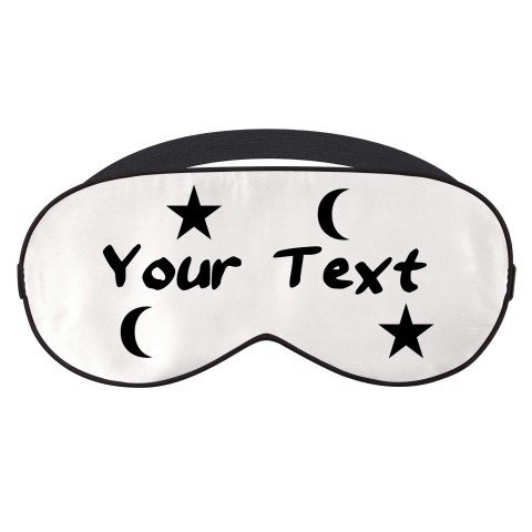 with Moon & Stars Theme - White (Personalised with Text)