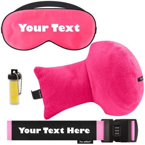- Hot Pink (Fuchsia) Fleece Fabric (Personalised with Text)