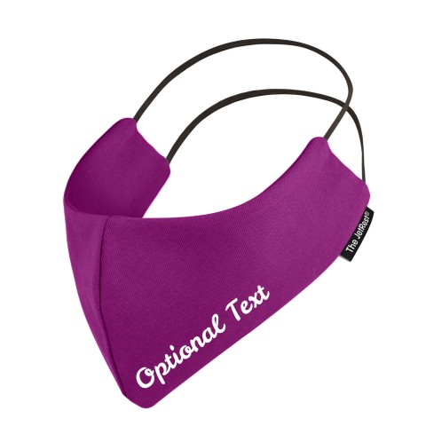 (Regular) - Purple Cotton Fabric Round the Head Elastic (2 Layer Cotton Construction)