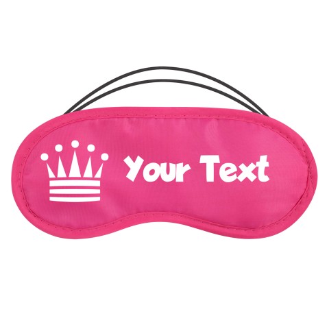 with Princess Theme - Fuchsia Pink Polyester (Personalised with Text)