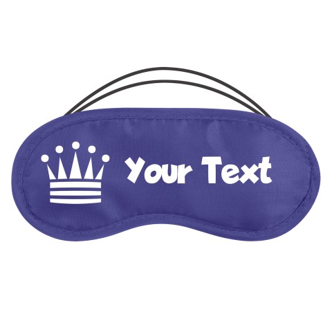 with Princess Theme - Royal Blue Polyester (Personalised with Text)