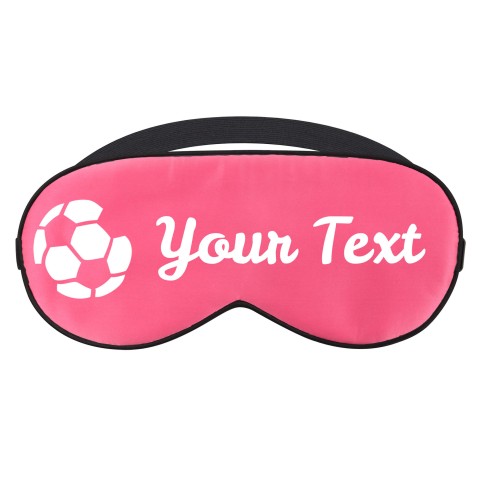 Football Theme - Fuchsia Pink (Personalised with Text)