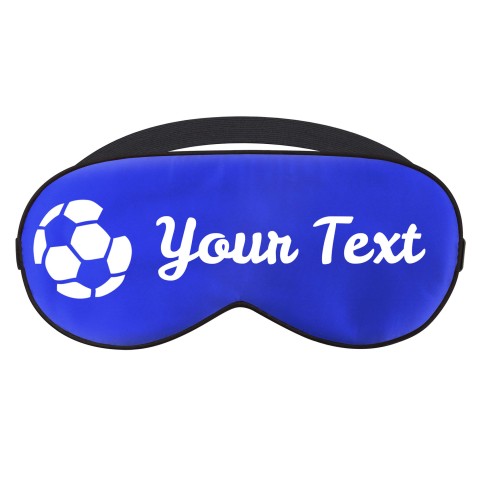 with Footy Theme - Royal Blue (Personalised with Text)