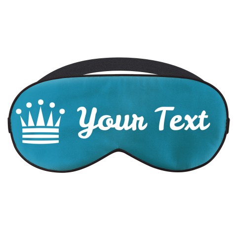 with Princess Theme - Peacock Blue (Personalised with Text)