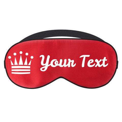 with Princess Theme - Red (Personalised with Text)